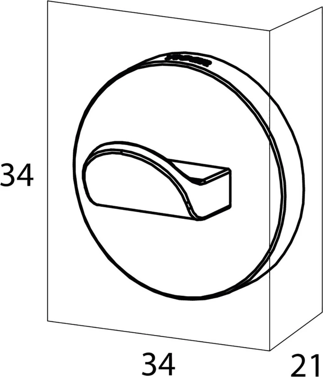 Tiger Noon Handdoekhaak Klein - Zwart - Afbeelding 2