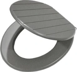 Tiger Baya - Toiletbril - WC Bril - MDF - Grijs