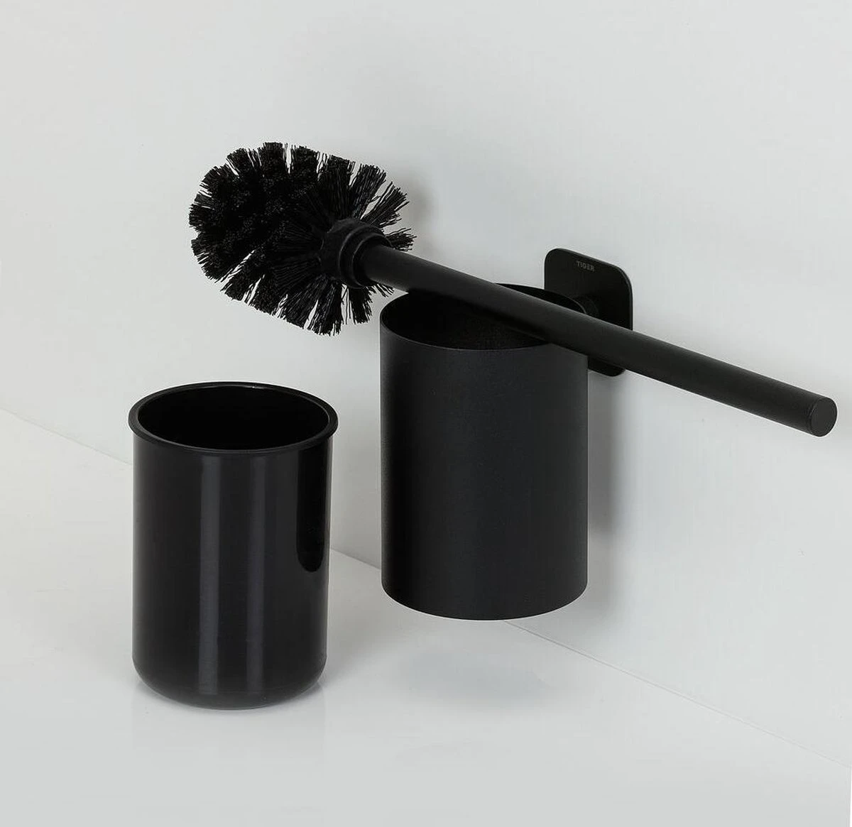 Tiger Colar - Toiletborstel Met Houder - Zwart - Afbeelding 7