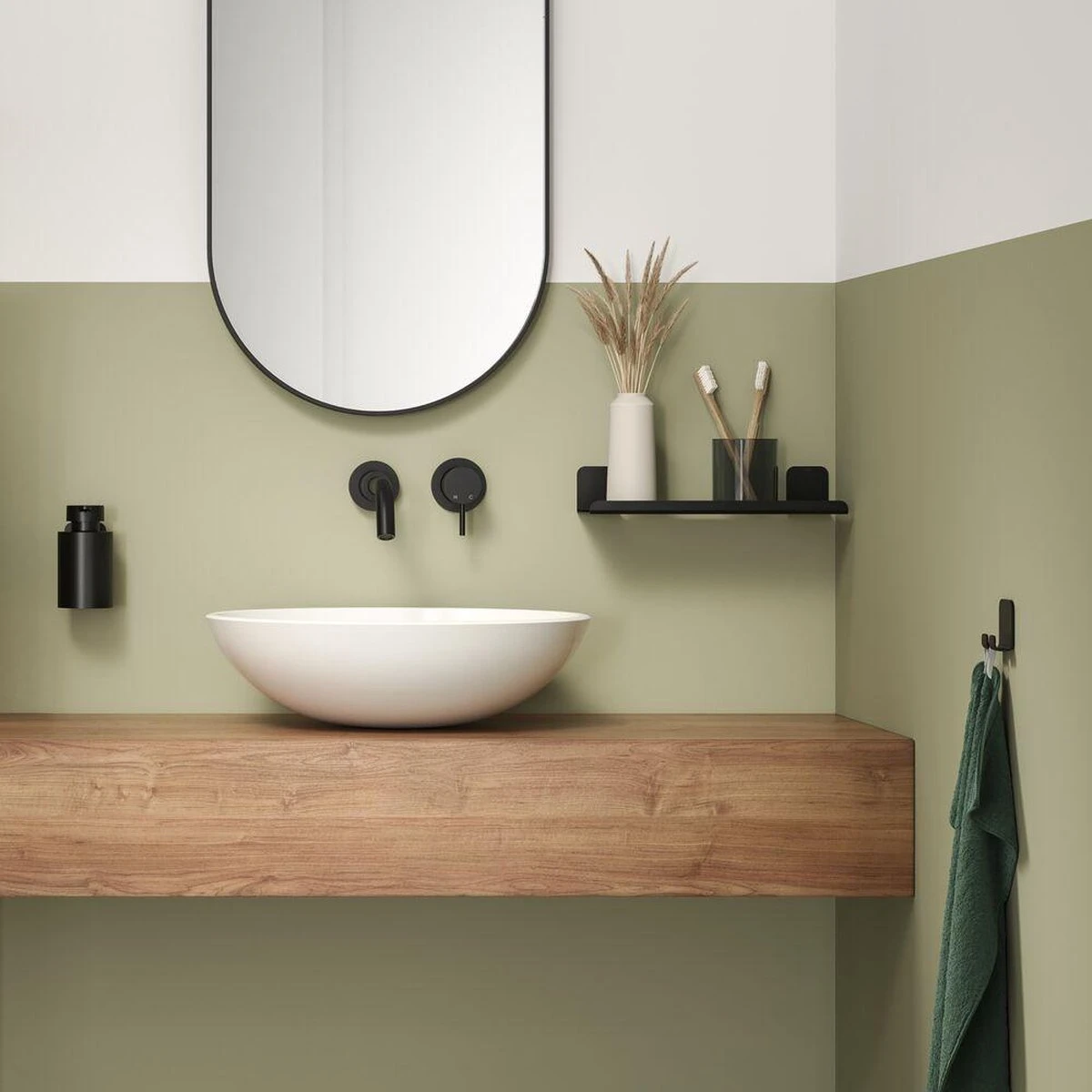 Tiger Colar - Handdoekhaak - Zwart - Afbeelding 4