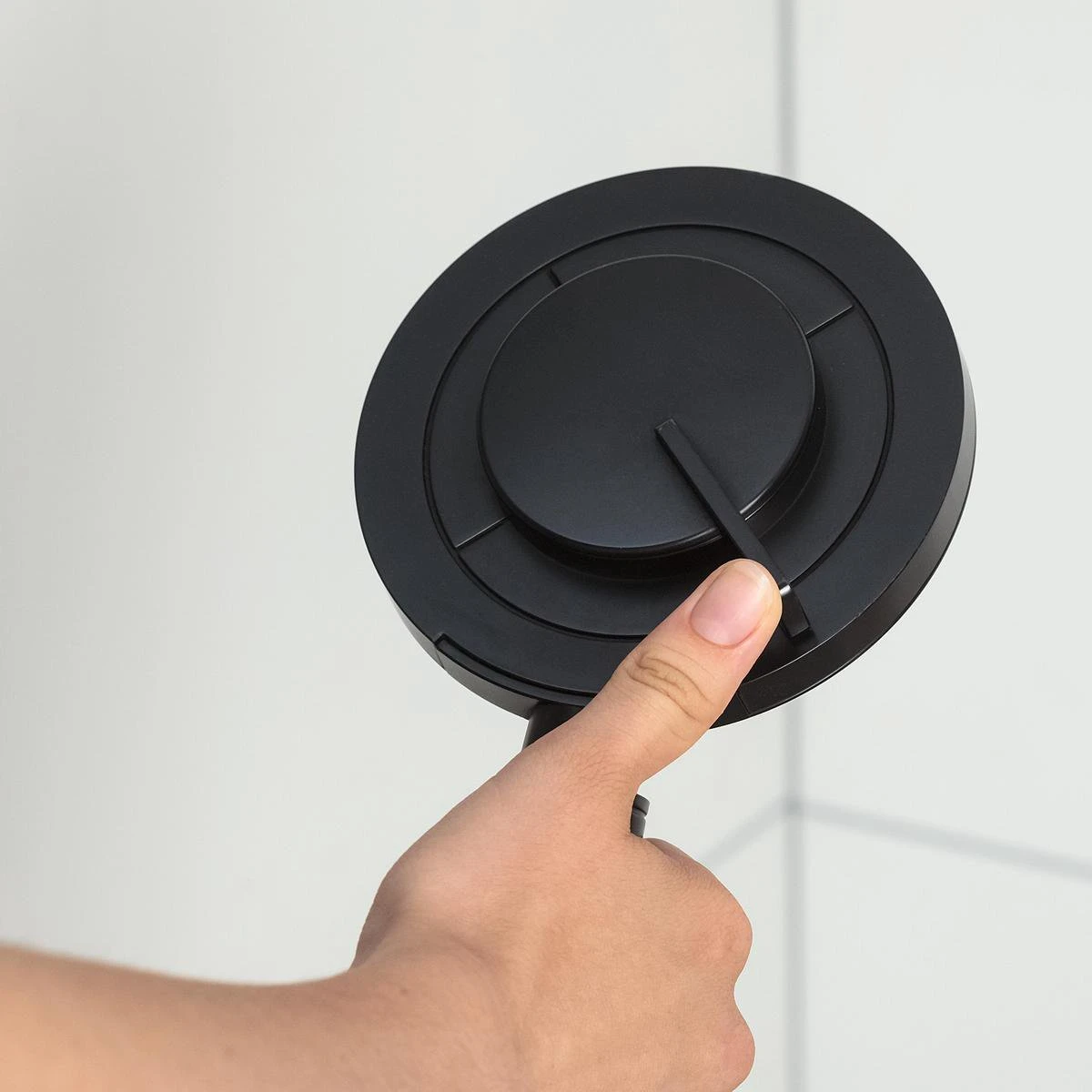 Tiger Tyne Doucheset - Regendouche Ø 22,5 Cm - Handdouche Ø 12 Cm - 3 Standen - Mat Zwart - Afbeelding 13