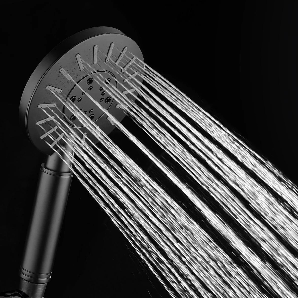 Tiger Tyne Doucheset - Regendouche Ø 22,5 Cm - Handdouche Ø 12 Cm - 3 Standen - Mat Zwart - Afbeelding 14