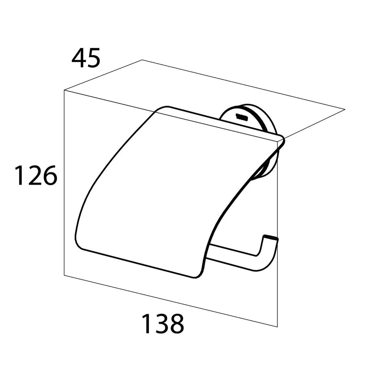 Tiger Urban - Toiletrolhouder Met Klep - Zwart - Afbeelding 10