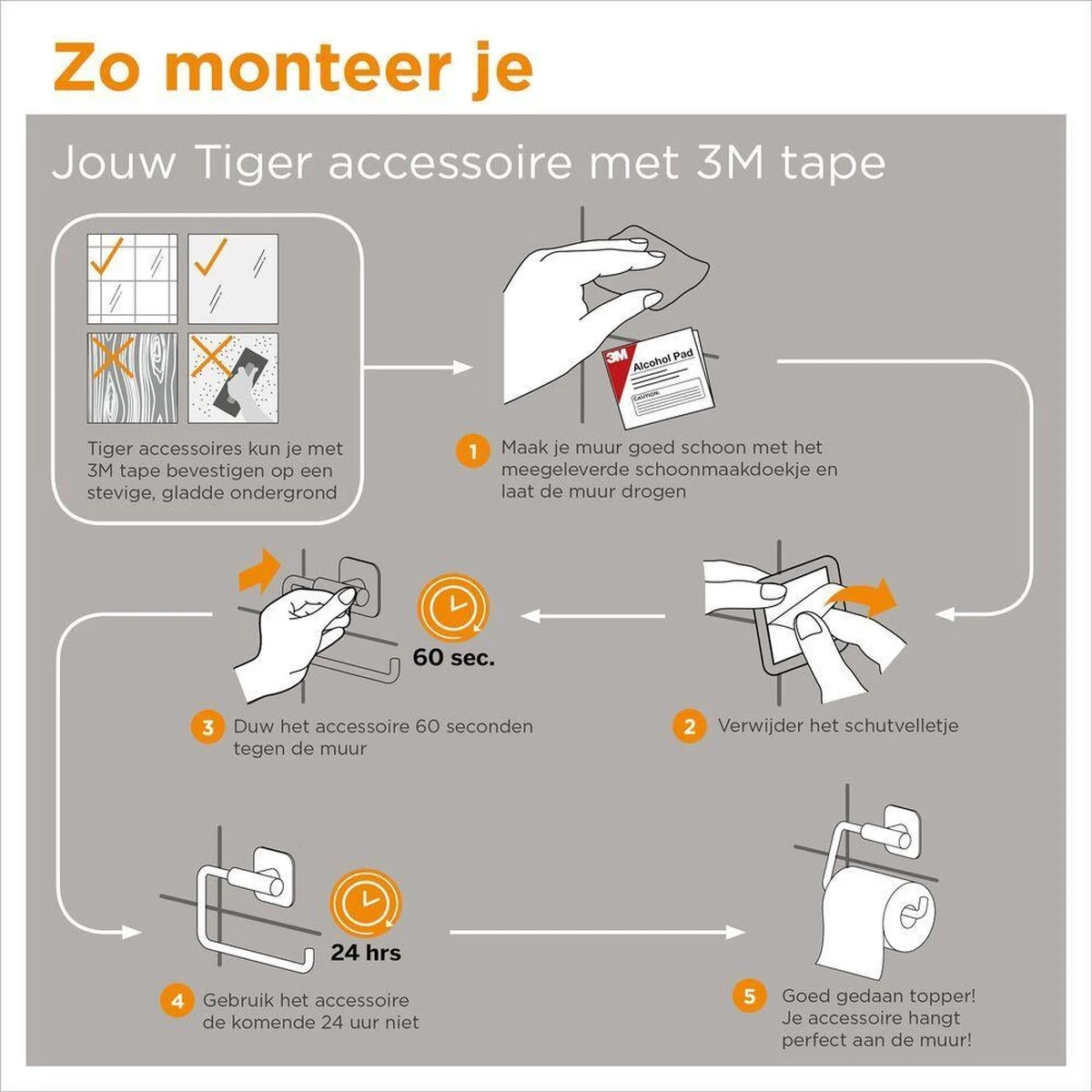 Tiger Tune - Zeepdispenser - RVS Geborsteld / Zwart - Afbeelding 6