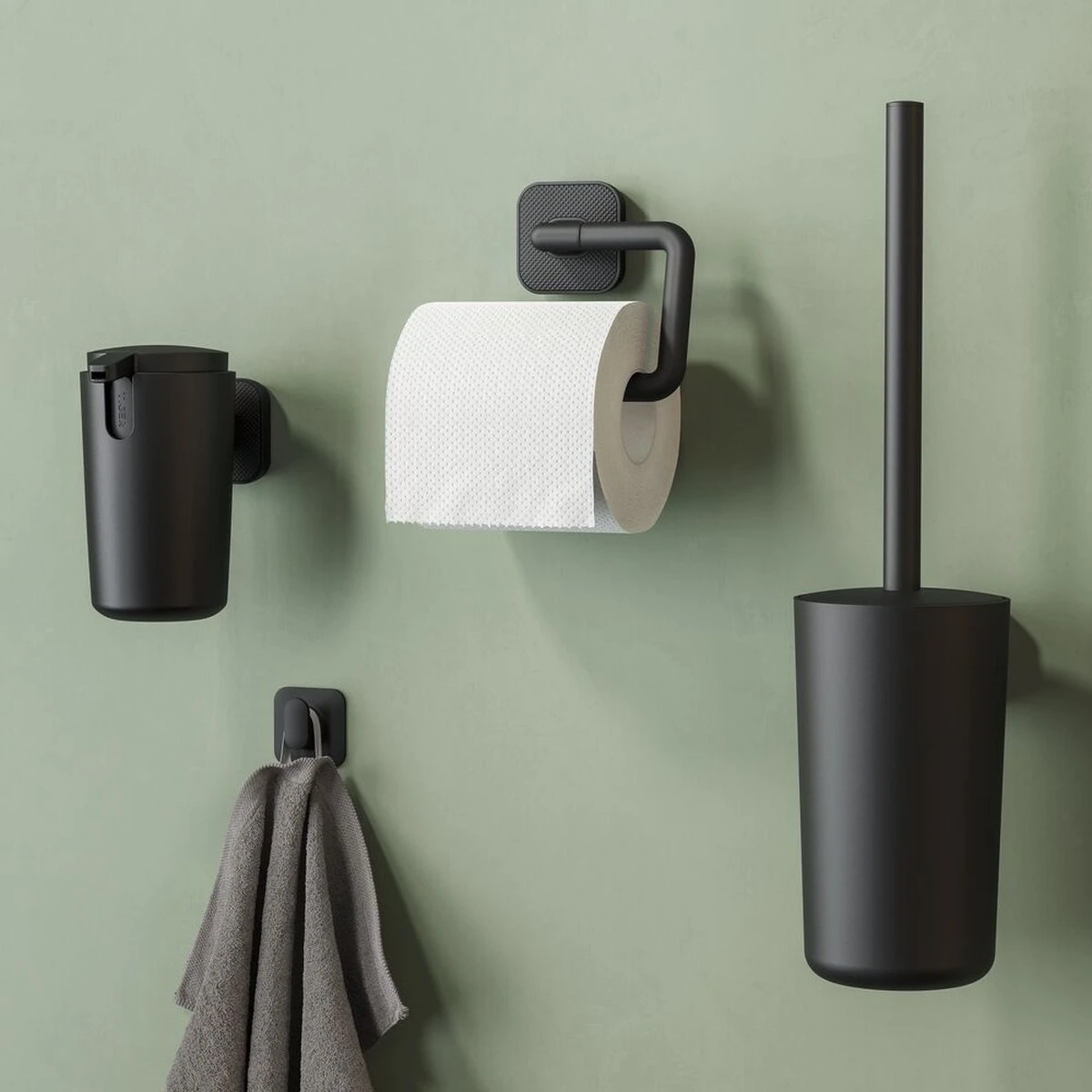 Tiger Carv - Toiletborstel Met Houder - Zwart - Afbeelding 5