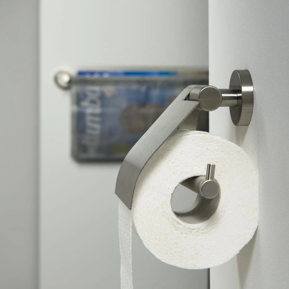 Tiger Boston - Toiletrolhouder Met Klep - RVS Geborsteld - Afbeelding 5