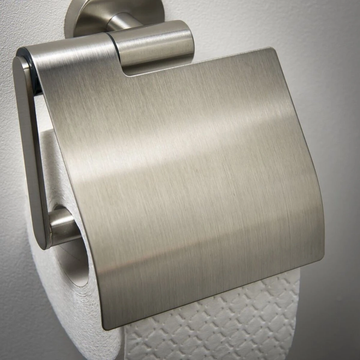 Tiger Boston - Toiletrolhouder Met Klep - RVS Geborsteld - Afbeelding 7