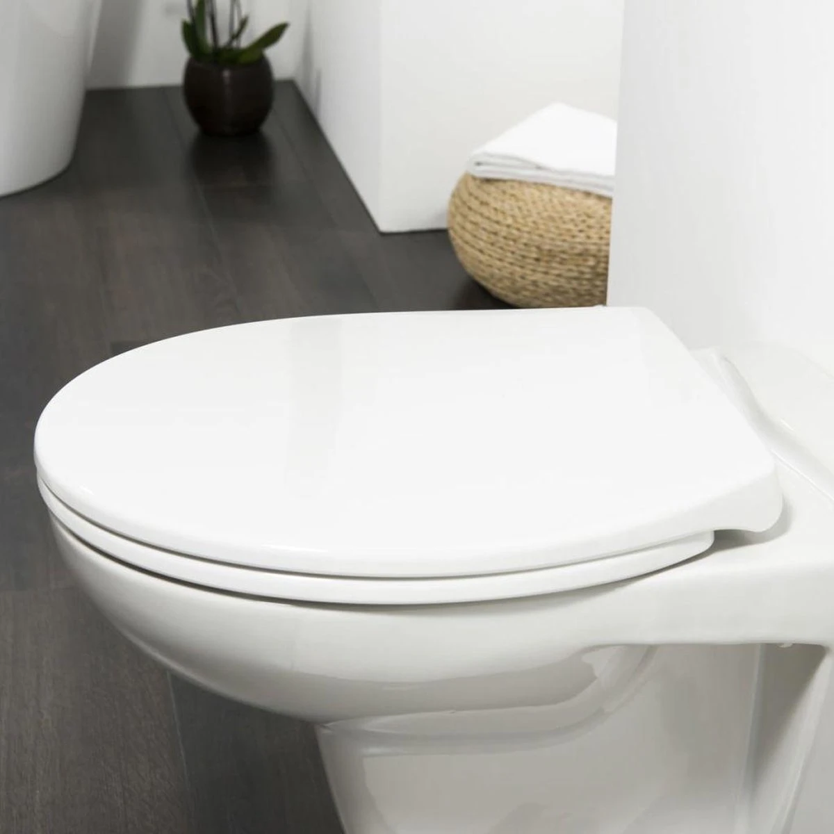 Tiger Pasadena Toiletbril - WC Bril - Thermoplast - Wit - Afbeelding 9