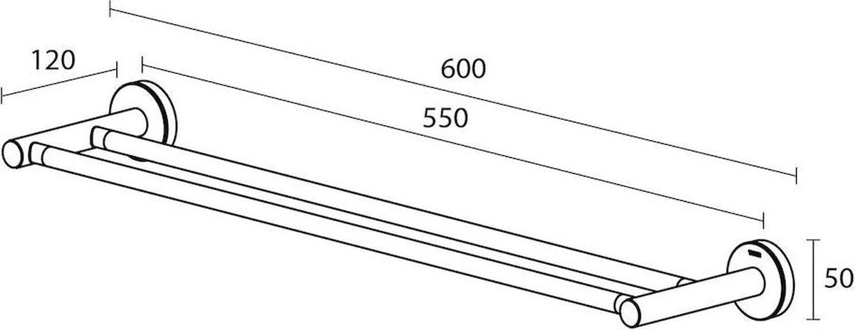 Tiger Urban - Handdoekrek Dubbel - Zwart - Afbeelding 2