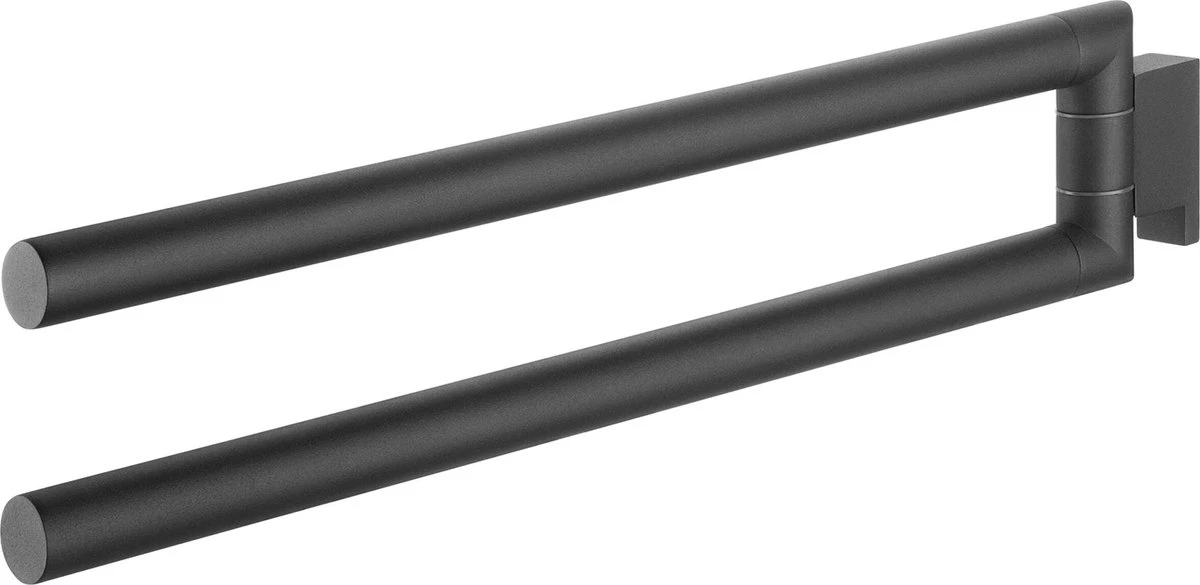 Tiger Bold - Handdoekrek 2-armig - 46,2 Cm - Zwart - Afbeelding 3