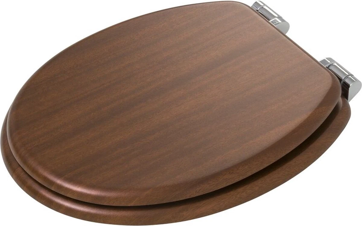 Tiger Douglas - Toiletbril - MDF - Walnoot - Afbeelding 5