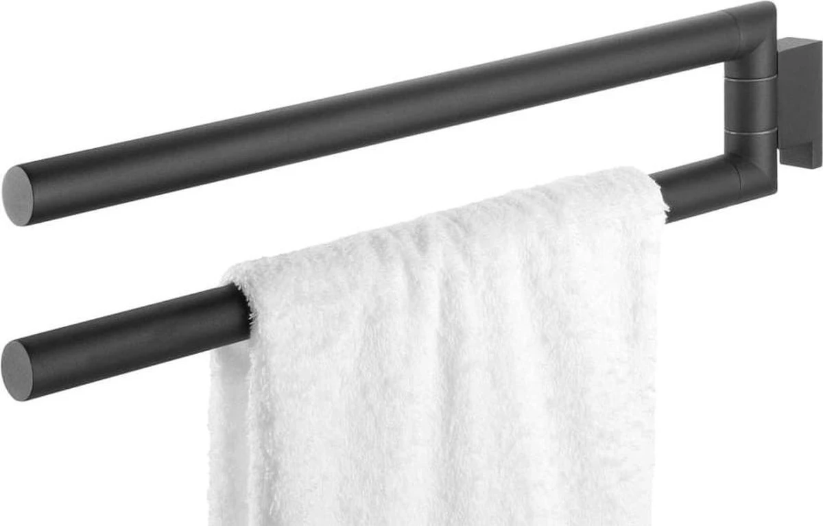 Tiger Bold - Handdoekrek 2-armig - 46,2 Cm - Zwart