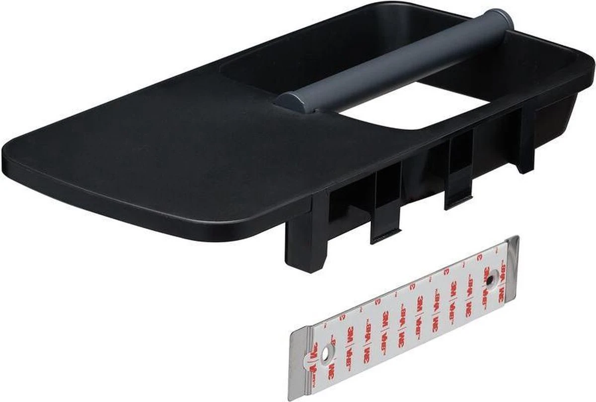 Tiger Tess - Toiletrolhouder Met Planchet - 32,1 Cm - Zwart / Antraciet - Afbeelding 6