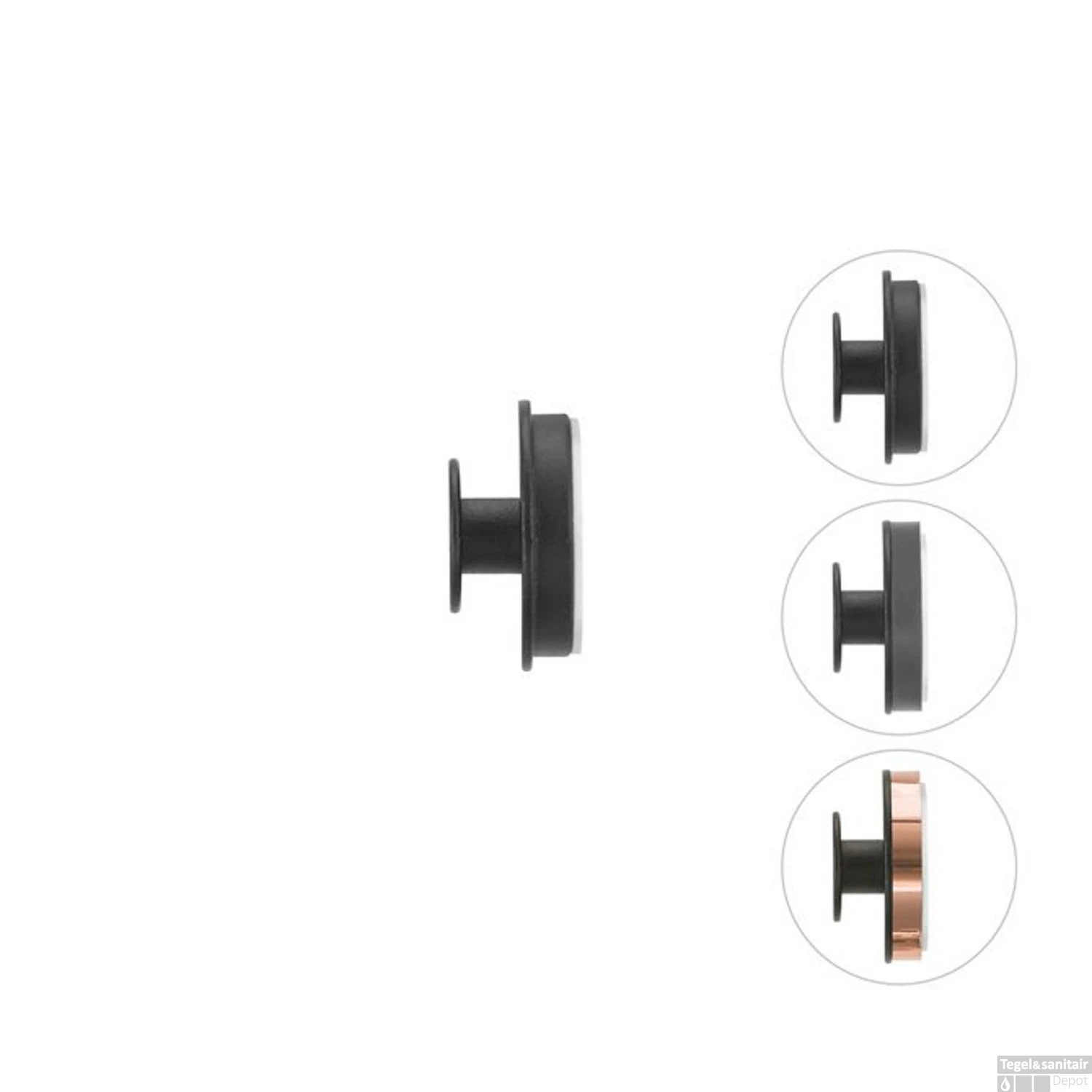 Handdoekhaak Tiger Urban Mat Zwart - Afbeelding 5