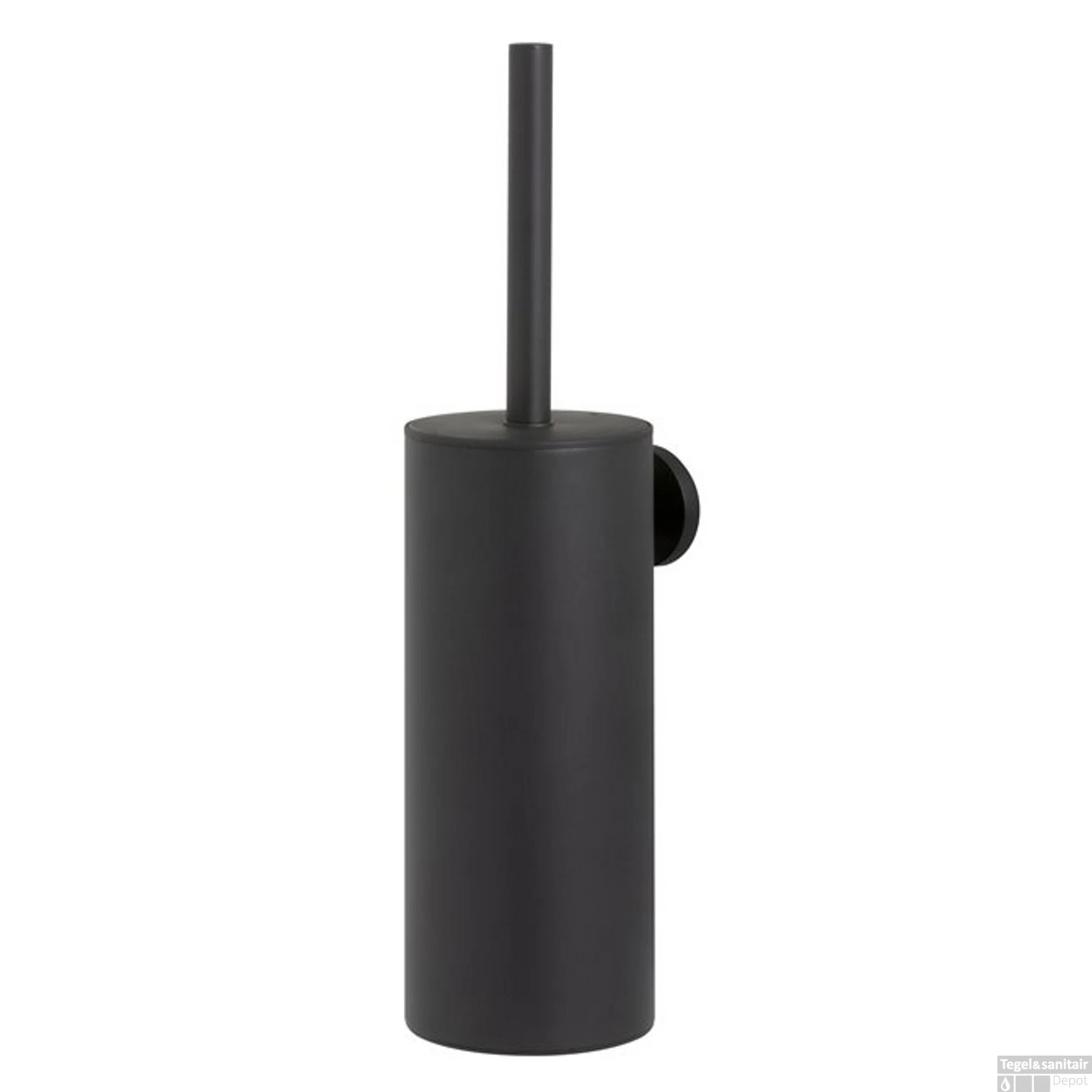 Tiger Noon Toiletborstel Met Houder Wandmodel Mat Zwart 9x11x38 Cm - Afbeelding 3