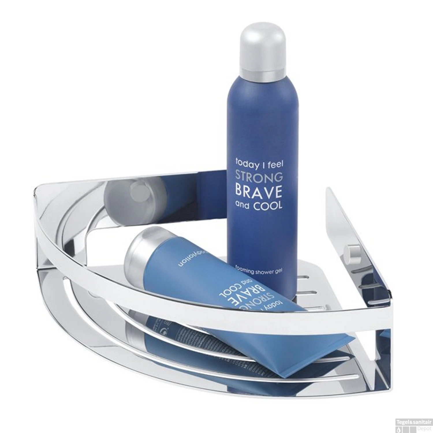 Hoekkorf Tiger Caddy Groot Chroom - Afbeelding 2