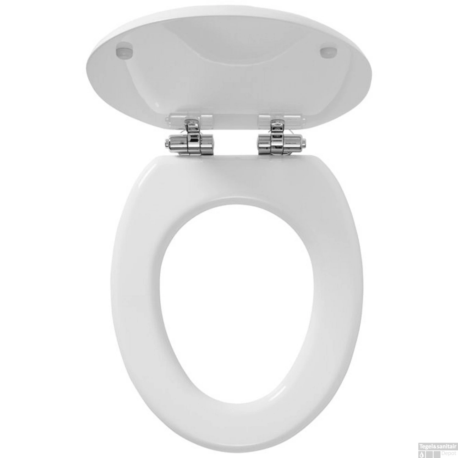 Toiletzitting Tiger Mississippi Softclose Hout Wit - Afbeelding 5