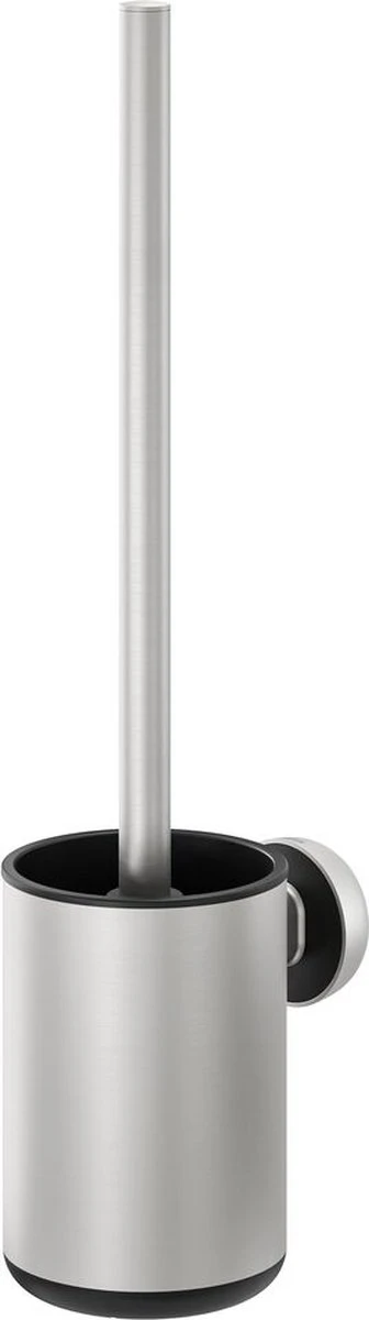 Tiger Cooper - Toiletborstel Met Houder - RVS Geborsteld / Zwart