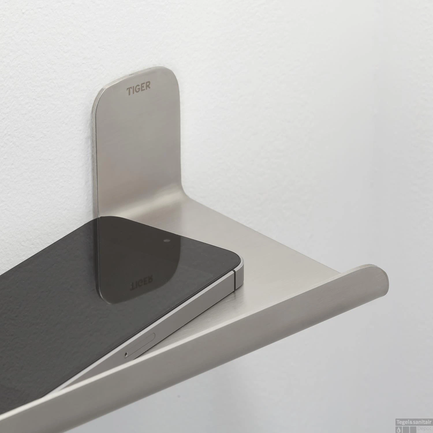 Planchet Tiger Colar 18 Cm Geborsteld RVS - Afbeelding 4