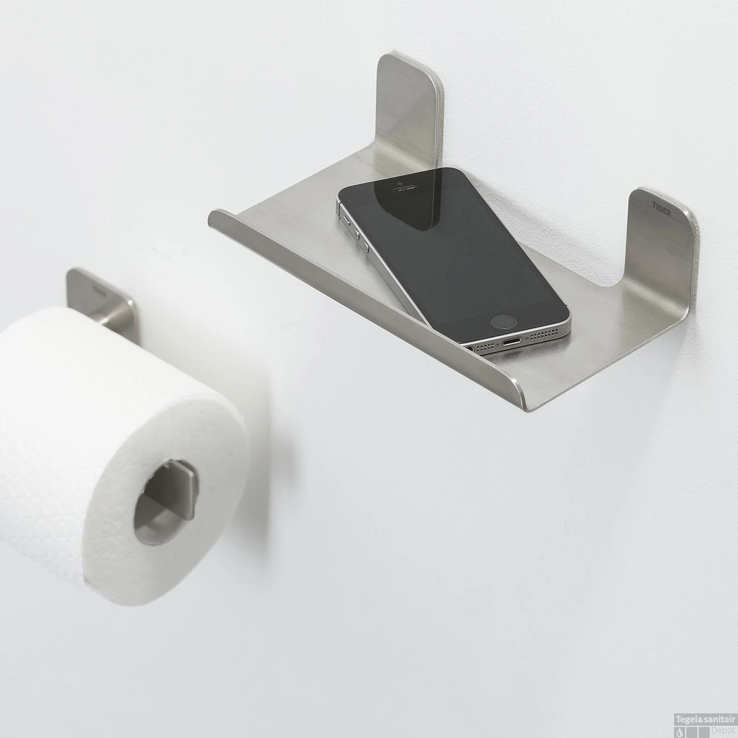 Planchet Tiger Colar 18 Cm Geborsteld RVS - Afbeelding 2