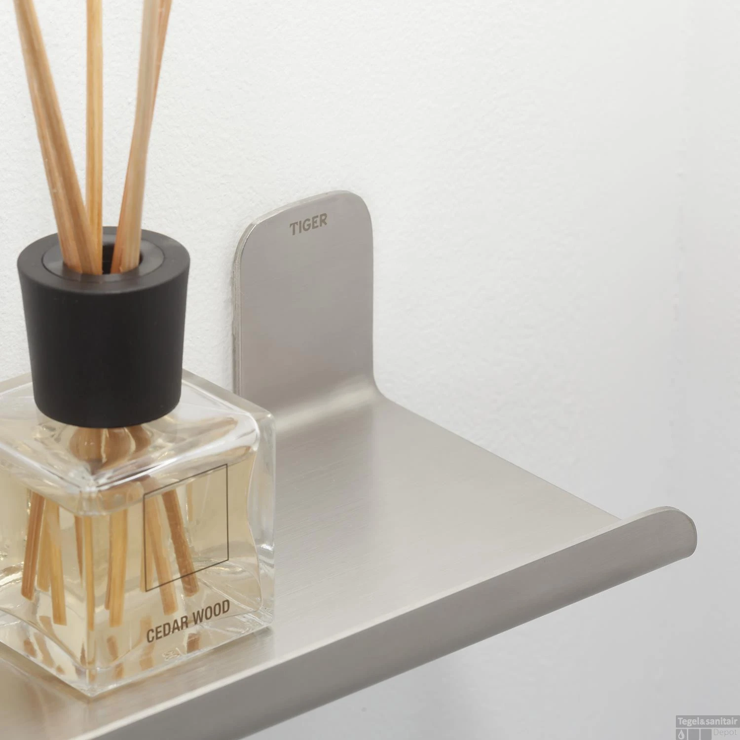 Planchet Tiger Colar 30 Cm Geborsteld RVS - Afbeelding 3