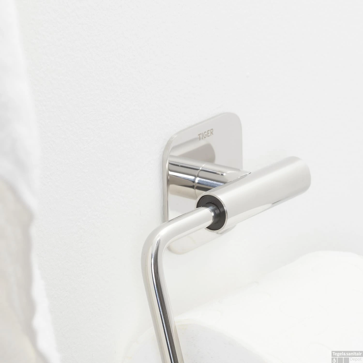 Toiletrolhouder Tiger Colar Gepolijst RVS - Afbeelding 3