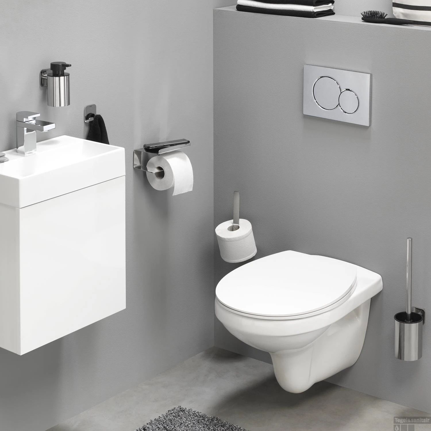Toiletrolhouder Tiger Colar Gepolijst RVS - Afbeelding 5