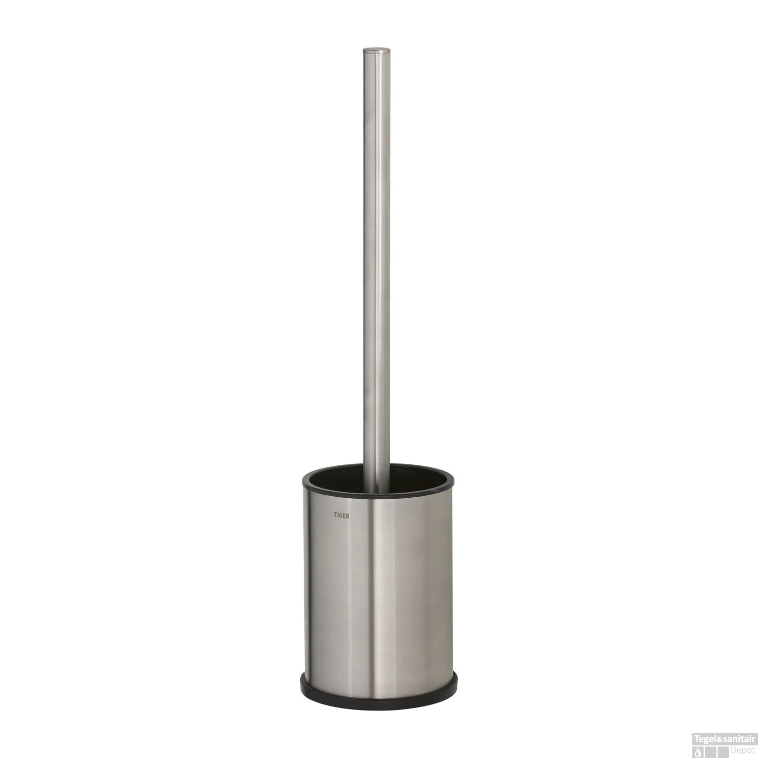 Vrijstaande Toiletborstel Met Houder Tiger Colar RVS Geborsteld