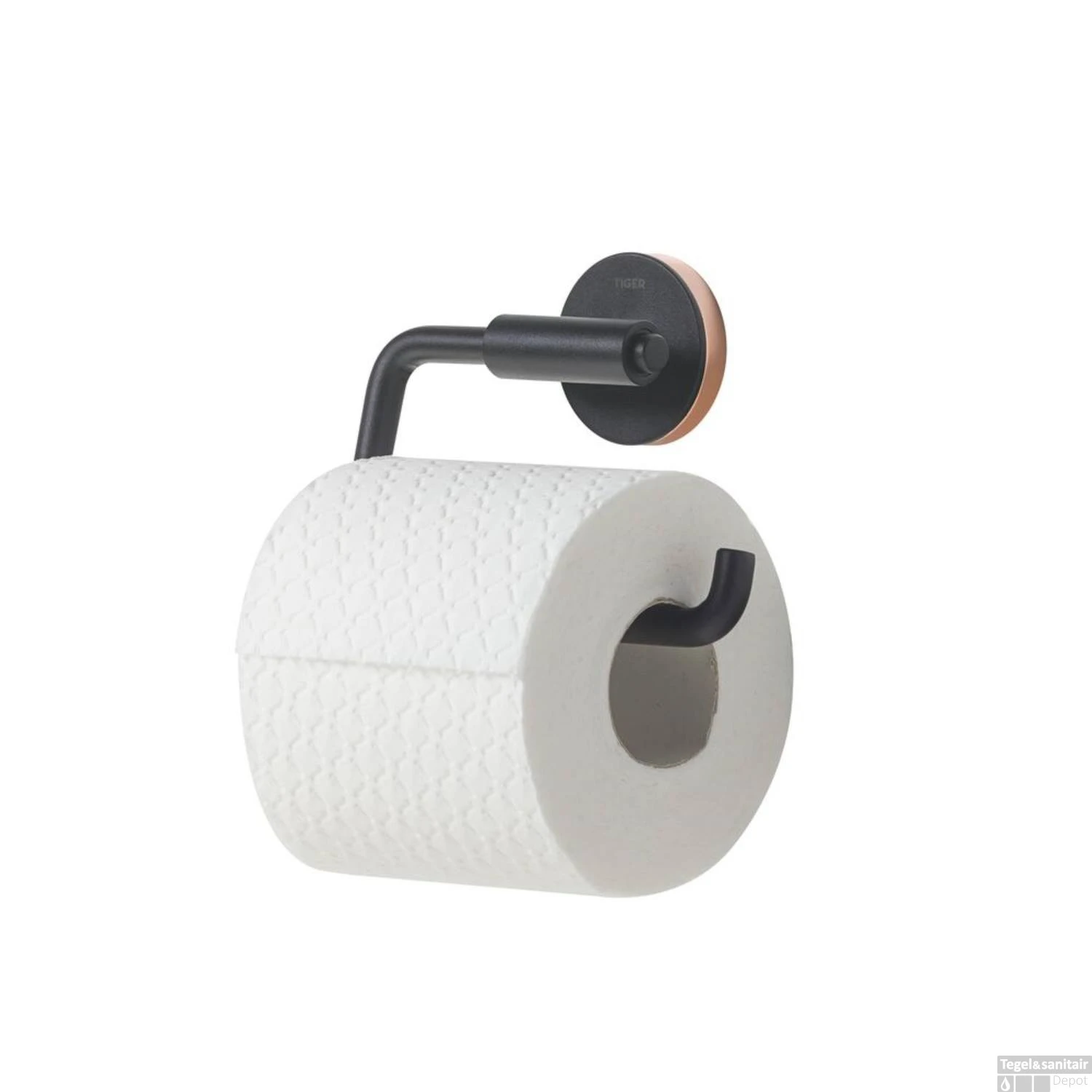 Toiletrolhouder Tiger Urban Zonder Klep Mat Zwart - Afbeelding 5