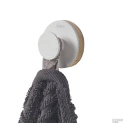 Handdoekhaak Tiger Urban Groot Rond Mat Wit