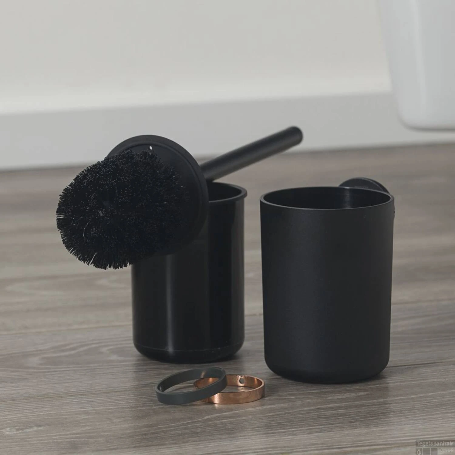 Toiletborstelhouder Tiger Urban Muur Mat Zwart - Afbeelding 5