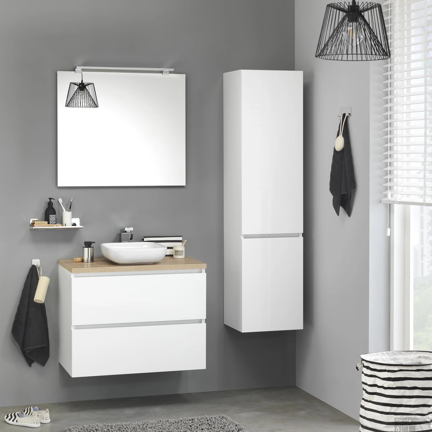 Spiegel Verlichting Tiger Helena LED 4000K 60 Cm Chroom - Afbeelding 2