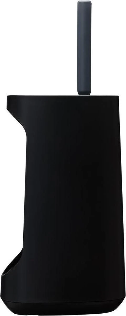 Tiger Tess - Toiletborstelhouder Met Opbergfunctie Vrijstaand En Swoop® Borstel Flexibel - Zwart / Antraciet - Afbeelding 2