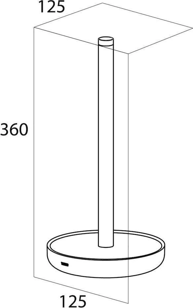 Tiger Urban - Reserverolhouder Vrijstaand - Zwart - Afbeelding 7