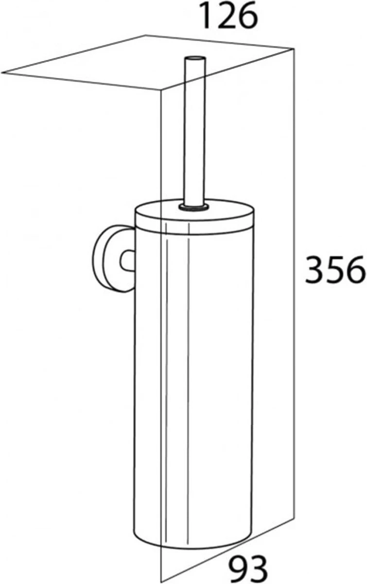 Tiger Boston Toiletborstel Met Houder - RVS Geborsteld - Afbeelding 7