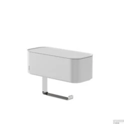 Toiletrolhouder Tiger 2-Store Met Opbergbakje 25 Cm Wit