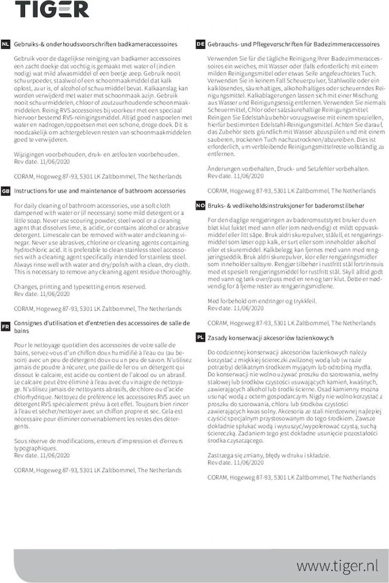 Tiger Nomad Toiletrolhouder Met Klep - Zwart - Afbeelding 6