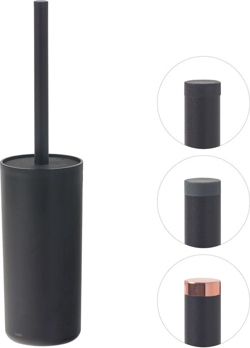 Tiger Urban - Toiletborstel Met Houder Vrijstaand - Zwart - Afbeelding 2