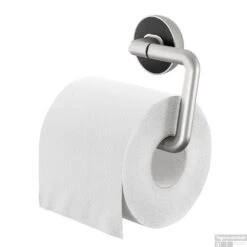 Toiletrolhouder Zonder Klep Tiger Cooper RVS Geborsteld / Zwart