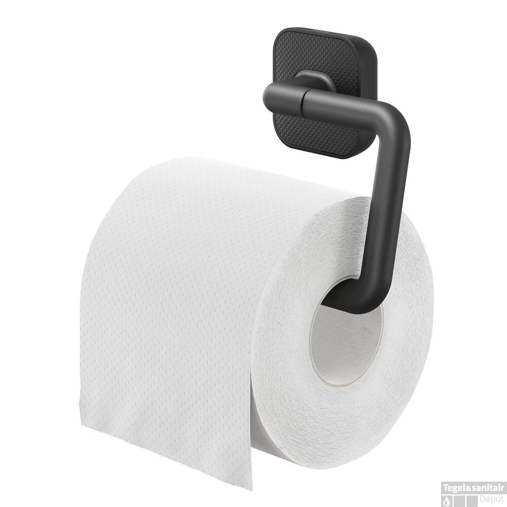 Toiletrolhouder Tiger Carv Zonder Klep Zwart