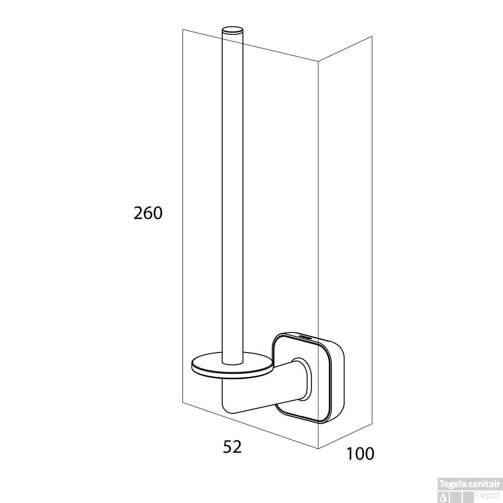 Reserverolhouder Tiger Carv Zwart - Afbeelding 4