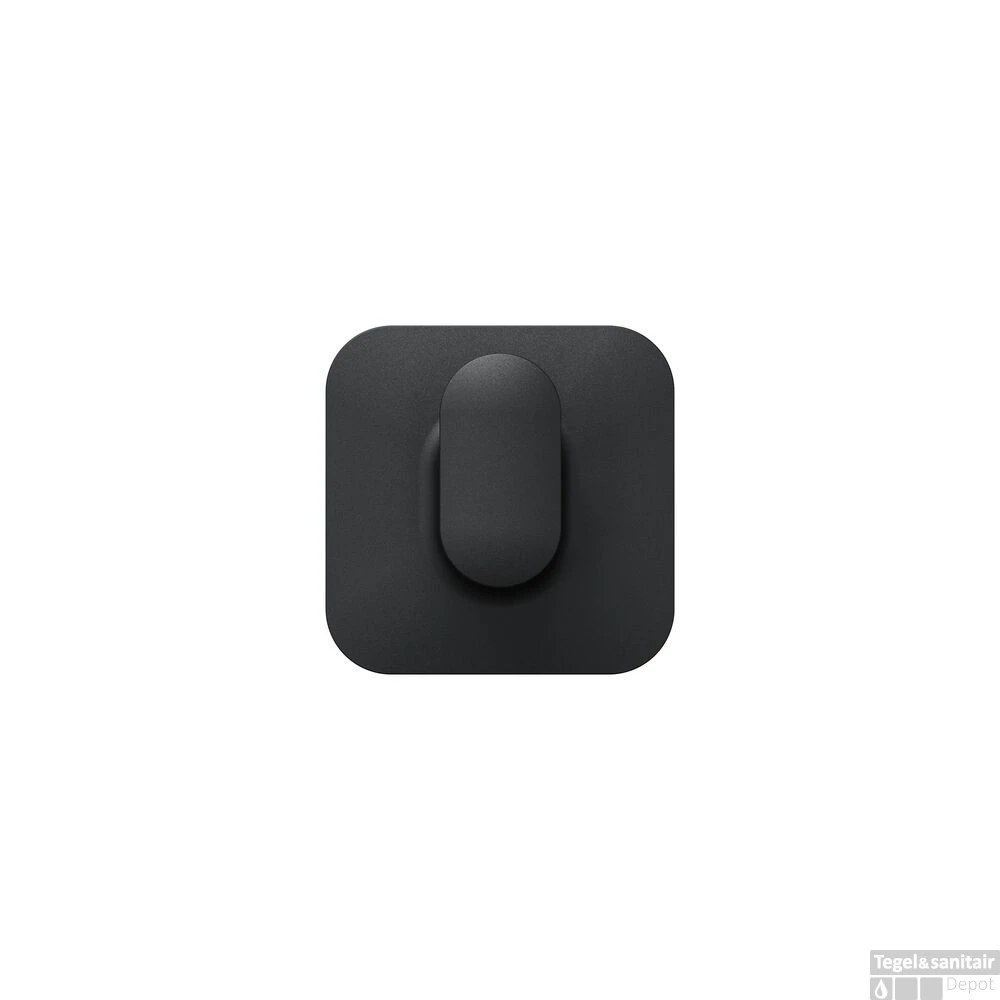 Handdoekhaak Medium Tiger Carv Met Zelfklevende Wandsteun Zwart - Afbeelding 3