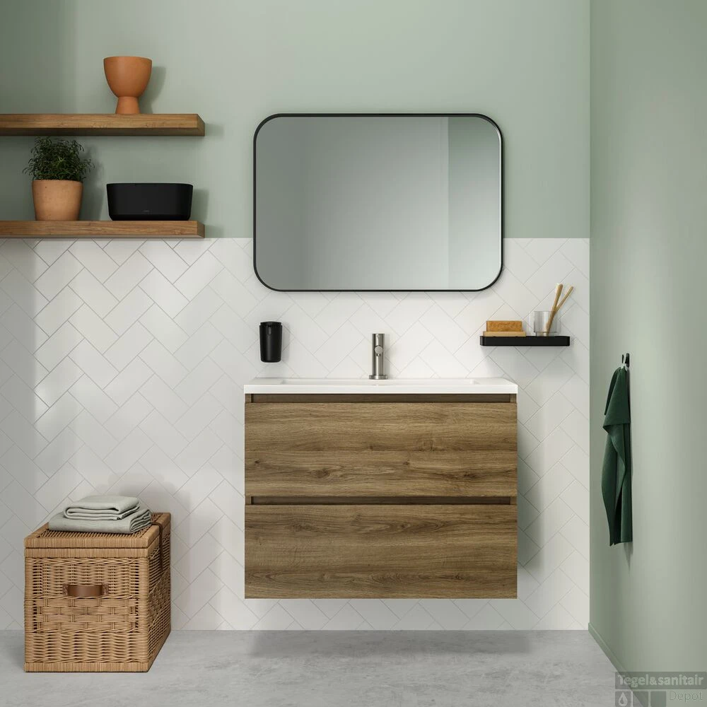 Handdoekhaak Medium Tiger Carv Met Zelfklevende Wandsteun Zwart - Afbeelding 6