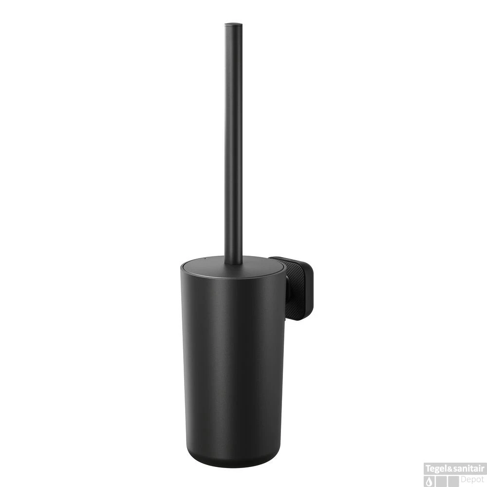 Toiletborstel Tiger Carv Met Houder Zwart