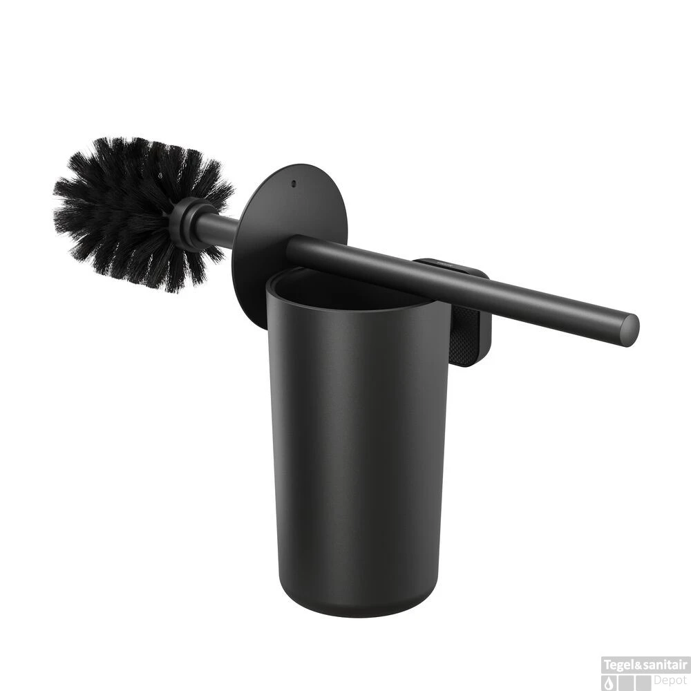 Toiletborstel Tiger Carv Met Houder Zwart - Afbeelding 3