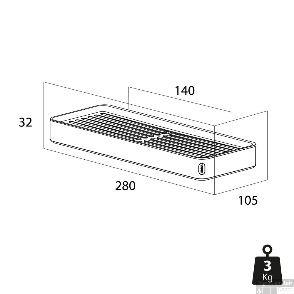 Planchet Tiger Carv 28 Cm Zwart - Afbeelding 7