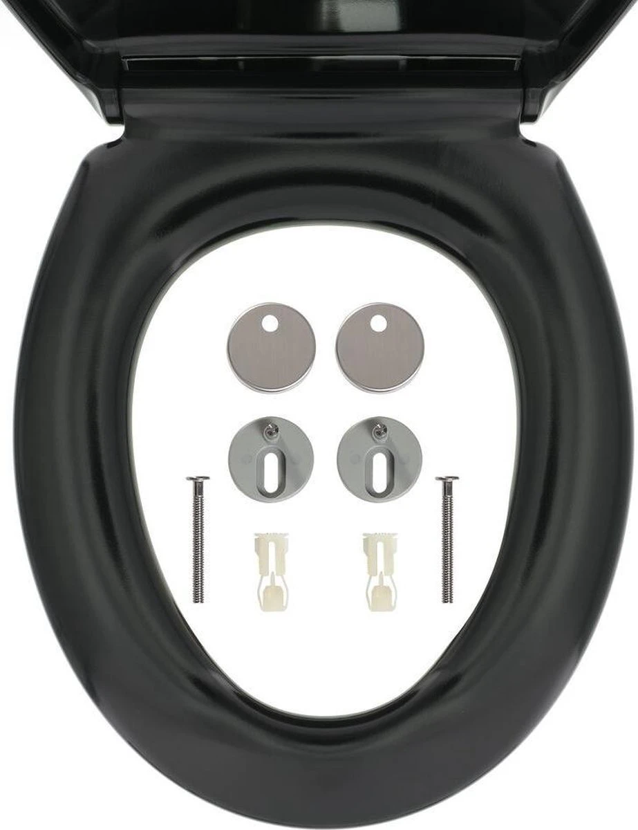 Tiger Ventura - Toiletbril - WC Bril - Duroplast - Zwart - Afbeelding 9