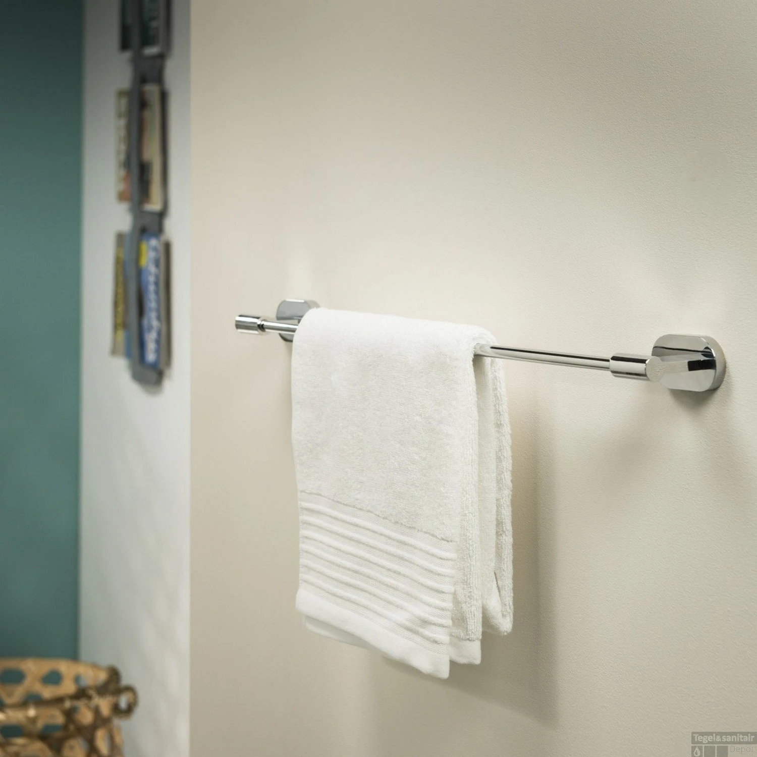 Badhanddoekrek Tiger Lucca Chroom - Afbeelding 3