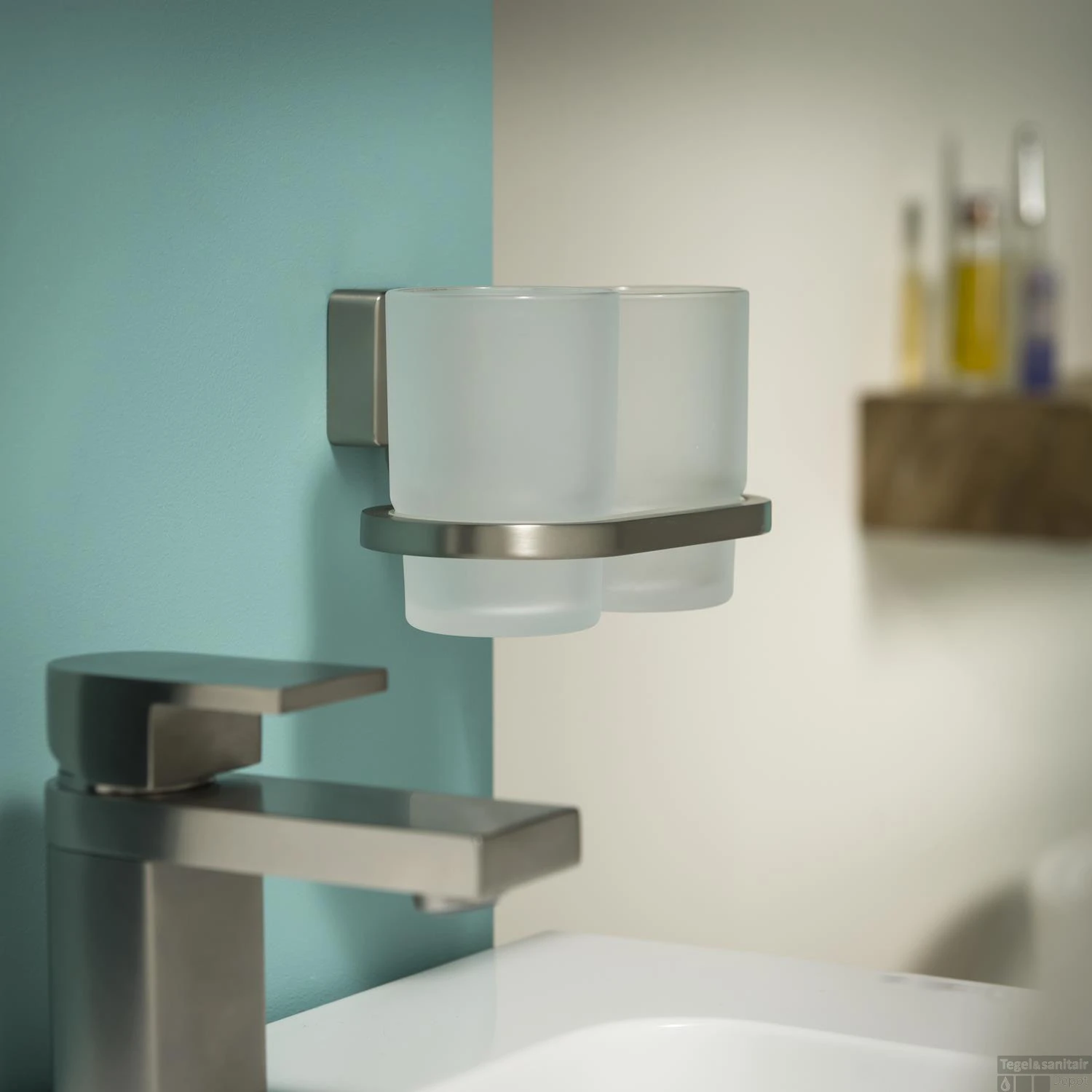 Bekerhouder Dubbel Tiger Impuls RVS - Afbeelding 2