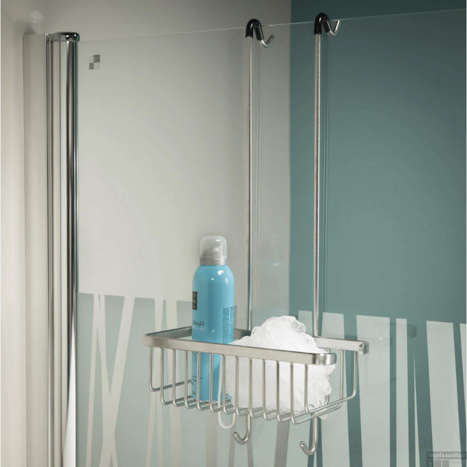 Douchekorf Tiger Exquisit RVS Geborsteld - Afbeelding 6